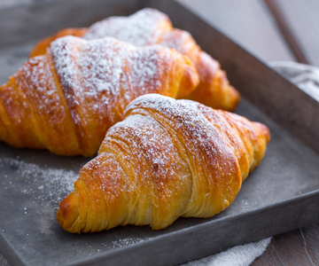 Croissants van zuurdesem