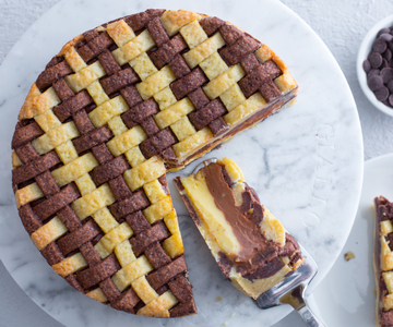 Tweekleurige crostata