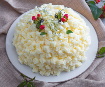 Glutenvrije mimosa-taart