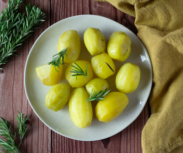 Aardappels uit de magnetron