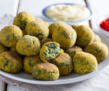 Spinazieballetjes met ricotta