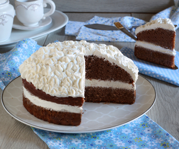 Slagroom-Nutella-taart