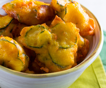 Courgette-pecorinowolkjes