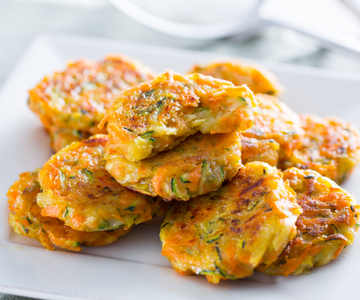 Knapperige groentefritters