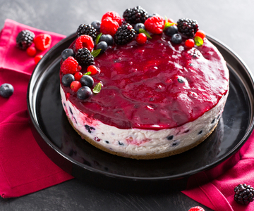 Cheesecake met bosvruchten