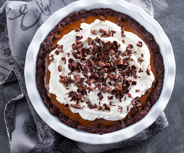 Taart met chocolademousse