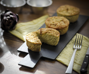 Ricotta- en artisjoktaartjes