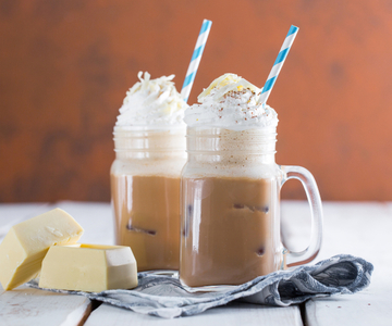 Makkelijk te maken witte chocoladedrank