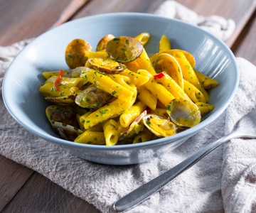 Penne in bootje