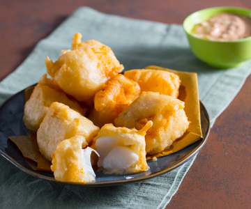 Gezouten kabeljauw in beslag