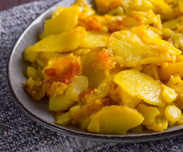 Plakkerige aardappelen