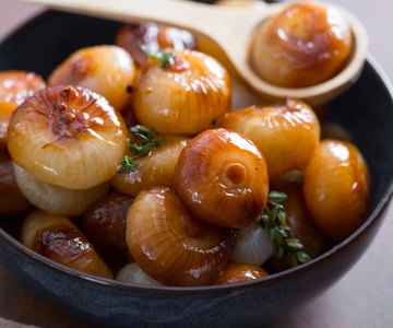 Borettane-uitjes in zoetzuur