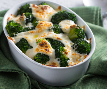 Gegratineerde broccoli