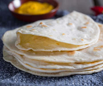 Tortilla's van tarwebloem