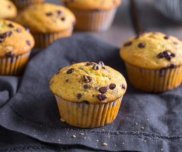 Muffins met chocoladedruppels