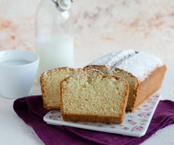 Plumcake met overgebleven eiwitten