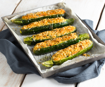 Gevulde courgettes met ricotta