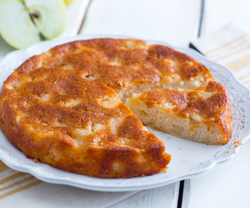 Appelcake zonder eieren