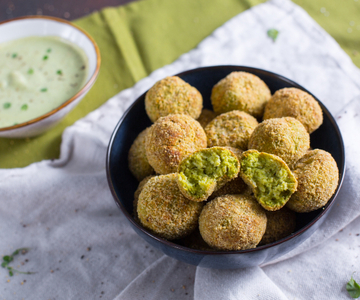 Broccoliballetjes in de airfryer