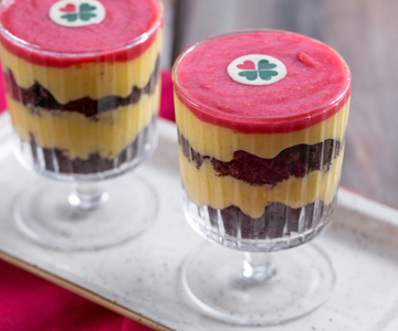 Eenpersoons kerstdessert