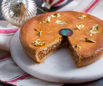 Taart met gezouten karamel