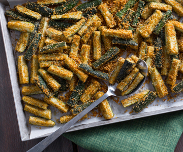 Courgettes uit de oven