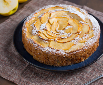 Appeltaart met havermelk