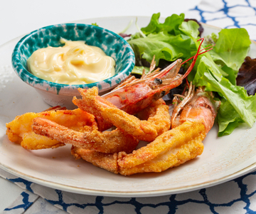 Krokante gamba's