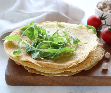 Piadina van kikkererwten
