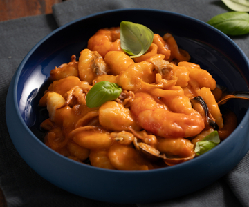 Gnocchi met zeevruchten