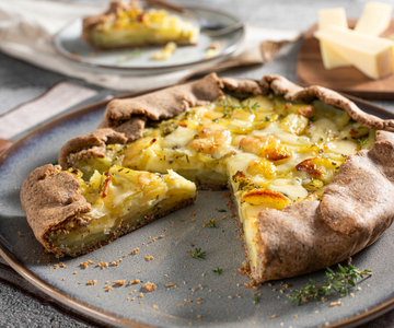 Galette met aardappel en kaas