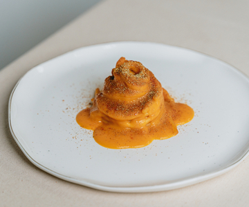 Spaghettone met gele datterino-tomaat