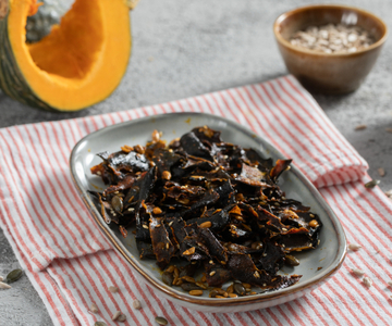 Chips van pompoenschil