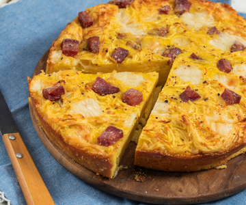 Pizza van tagliolini