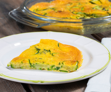 Courgettefrittata uit de magnetron