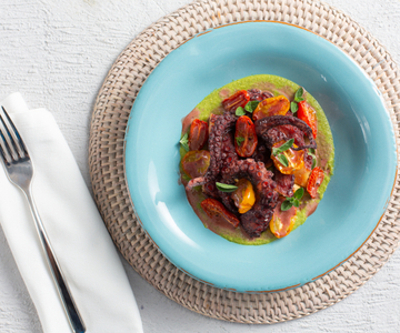 Gefrituurde octopus (gourmet)