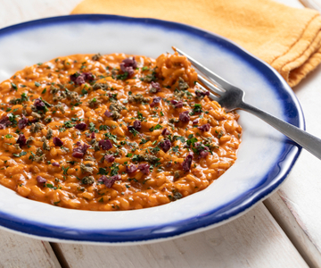 Risotto met puttanesca