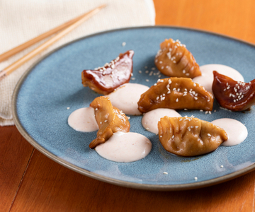 Garnalen- en groentedumplings