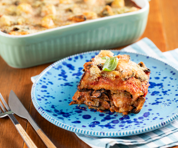 Parmigiana met zeevruchten