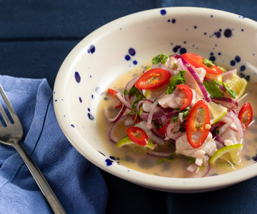 Ceviche van zeebaars
