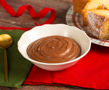 Chocoladecrème voor pandoro