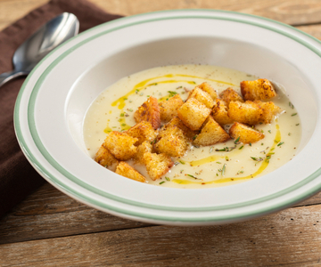 Romige aardappelsoep