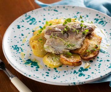 Ricciola uit de oven