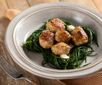 Gehaktballetjes met agretti