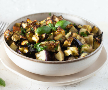 Aubergines in de airfryer