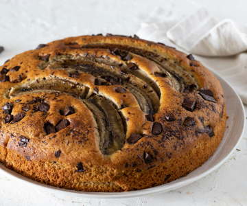 Bananen-chocoladetaart