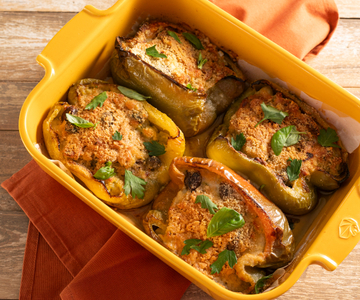 Gevulde paprika's zonder vlees