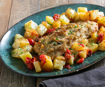 Gegratineerde kabeljauw