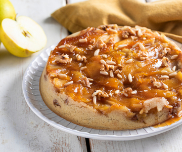 Vegan omgekeerde appeltaart