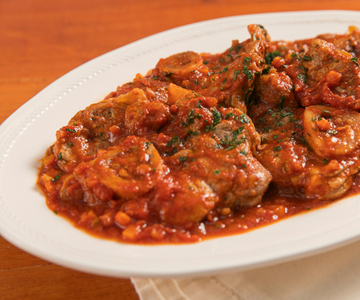 Ossobuco in tomatensaus